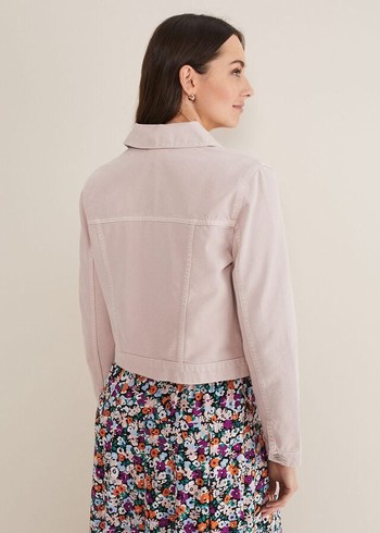 Phase Eight Caitlin Denim Jackets Pink Australia | LY0136798